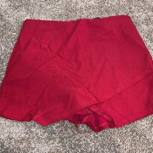 RED ENVELOPE SKIRT